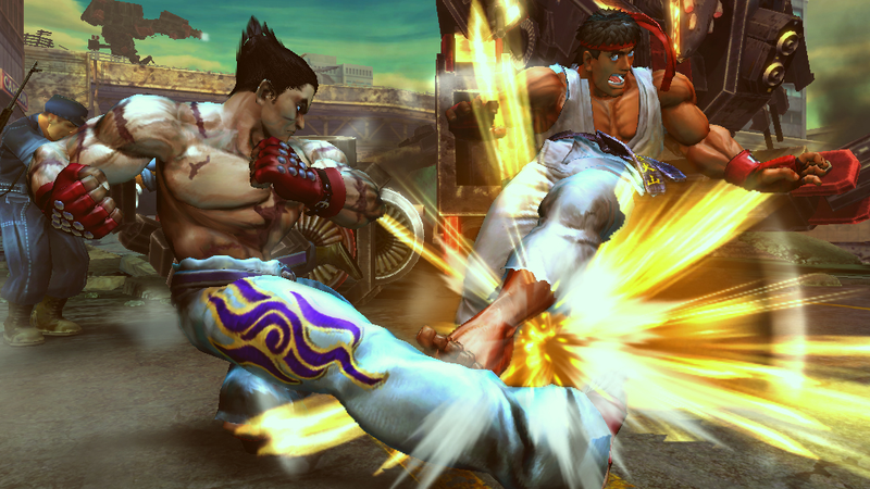 Illustration for article titled Street Fighter Gets Its Face Punched Off By Tekken